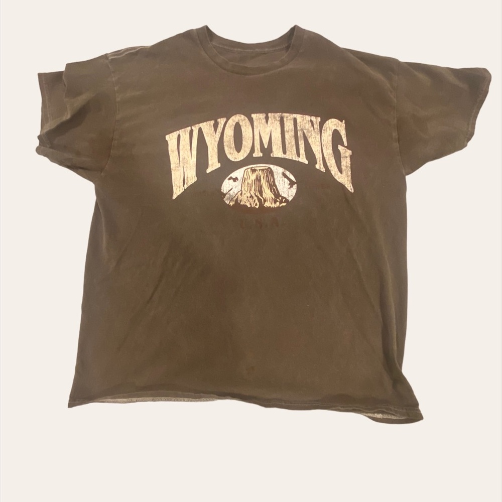 Wyoming Devils Town Vintage Tee